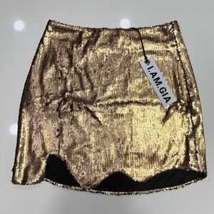 I Am Gia Sequin Skirt